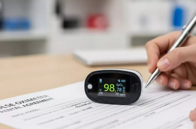 Aluguel de oxímetro de pulso