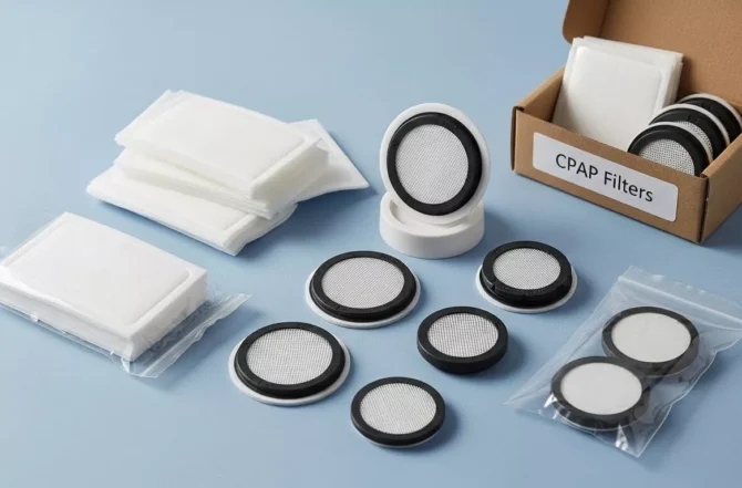 Filtros Descartáveis e Reutilizáveis para CPAP