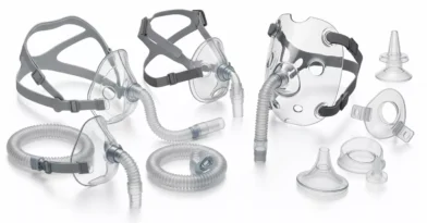 Máscaras (nasais, oronasais e almofadas nasais)